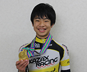 加藤優弥くん　松戸市立根木内小学校6年　カザックスレーシングチーム所属