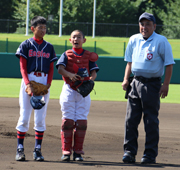 高校野球の始球式